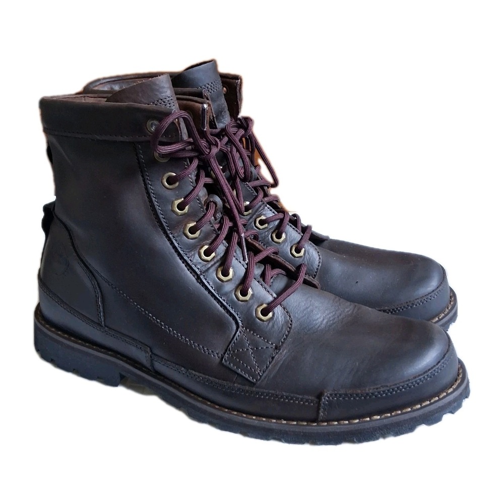 Timberland Earthkeepers Original 6-Inch Boots Men's Size 12 Wide Brown Leather